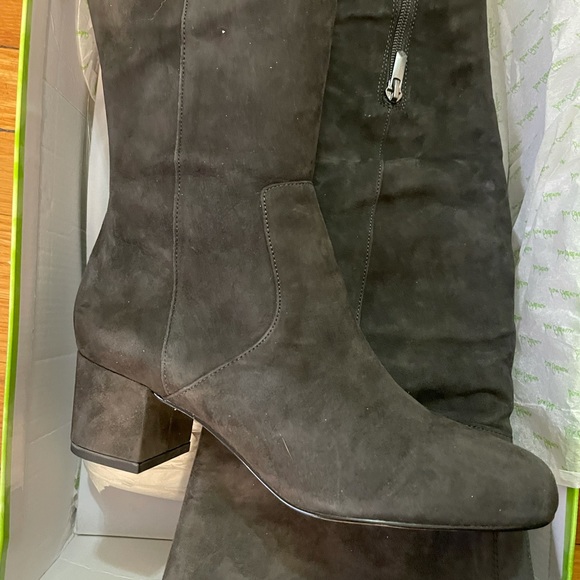 Sam Edelman ELINA “ Dark Gray “ Suede Over the Knee Boots Thigh High Size 6 - Picture 4 of 11